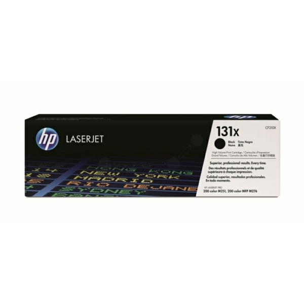 Original HP CF210X / 131X Toner Schwarz XXL